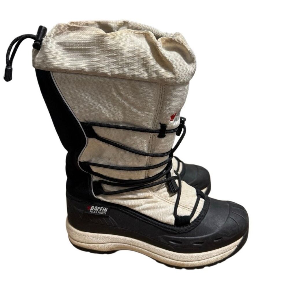 Baffin 4510-1330 Womens Snogoose Insulated Snow Boots Up to -40F White Size 7
